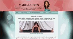 Desktop Screenshot of marialauren.com