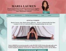 Tablet Screenshot of marialauren.com